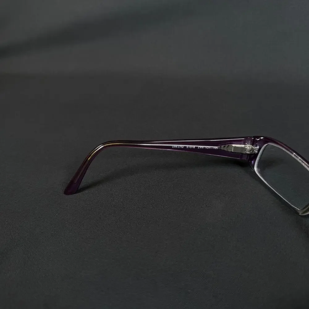 Prada VPR07M 51-16 ZXN-1O1 Purple Eyeglass Made In Italy Only Frame